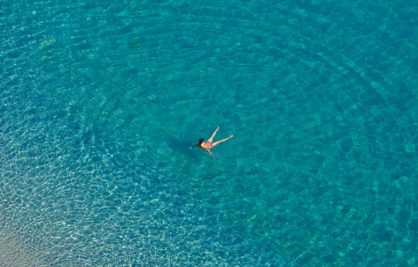 Photo wallpaper sea, beach, stay, vacation