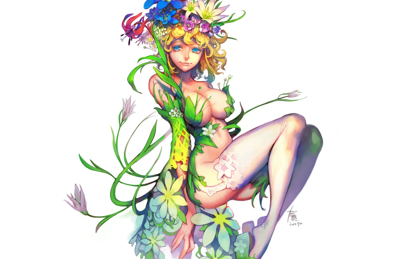 Photo wallpaper girl, anime, art