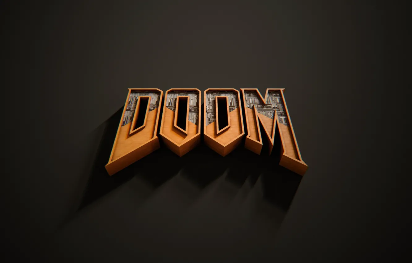 Photo wallpaper the game, logo, logo, game, Doom
