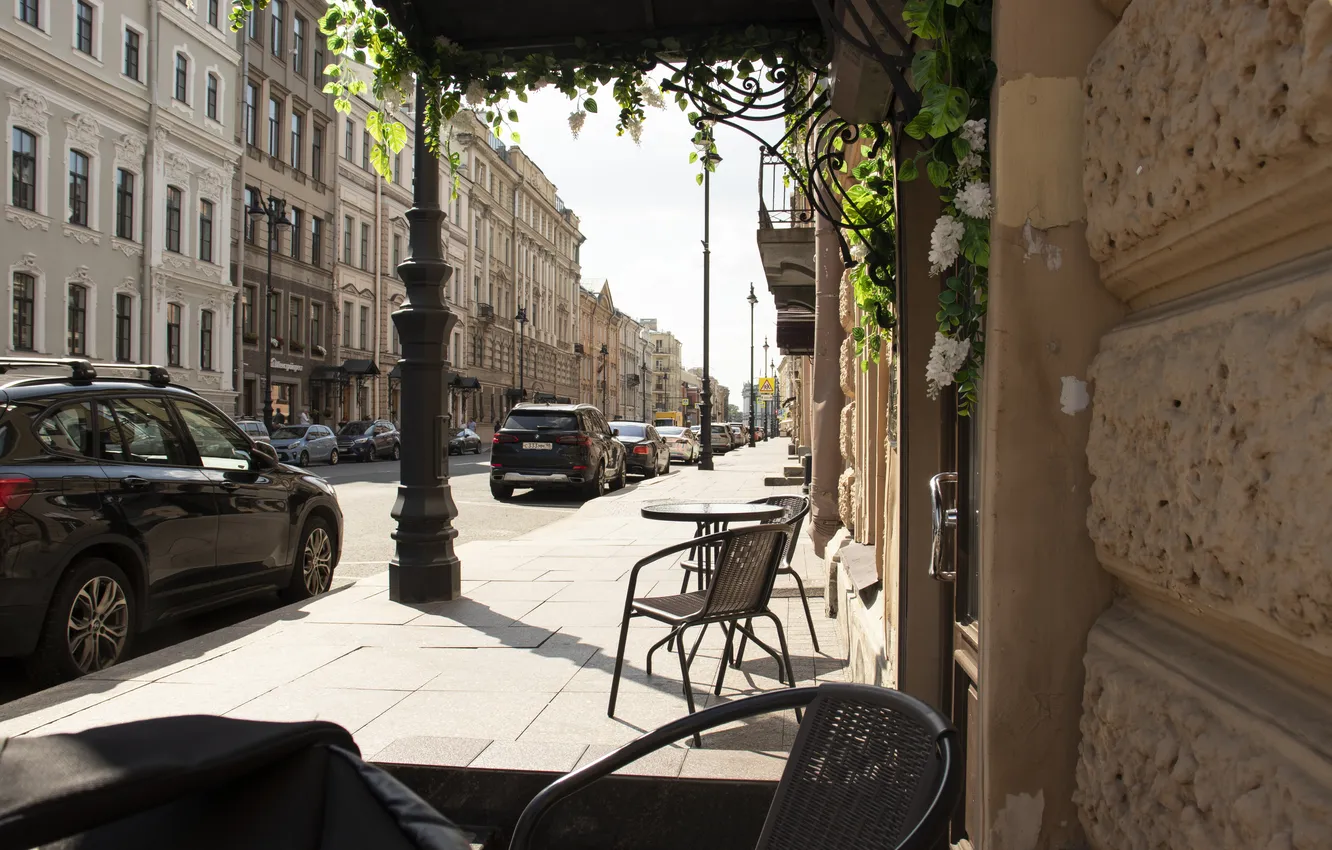 Photo wallpaper street, Saint Petersburg, Archanicum, Canon 200D, Millionth