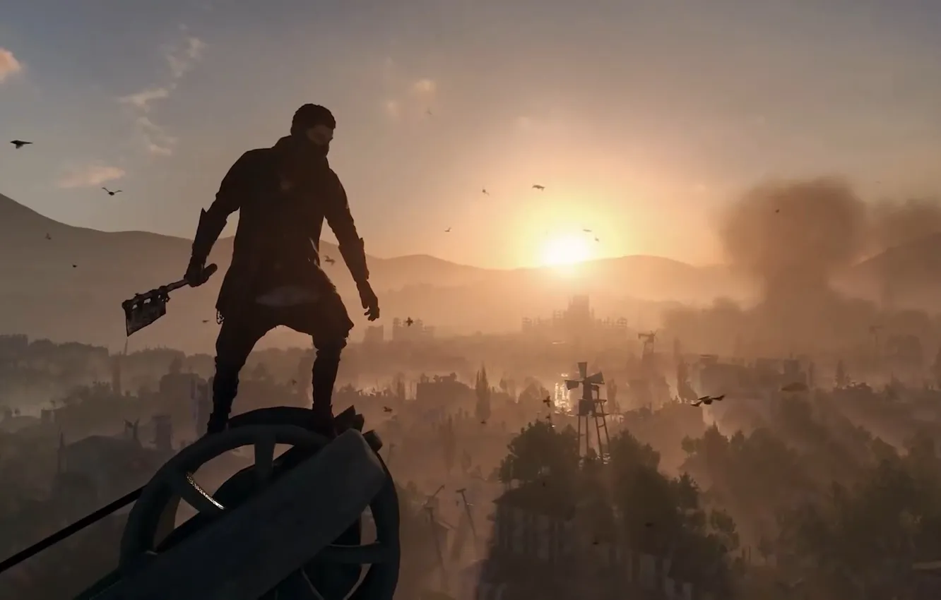 Photo wallpaper horror, Techland, Survival, Dying Light 2, Aiden Caldwell, Stay Human