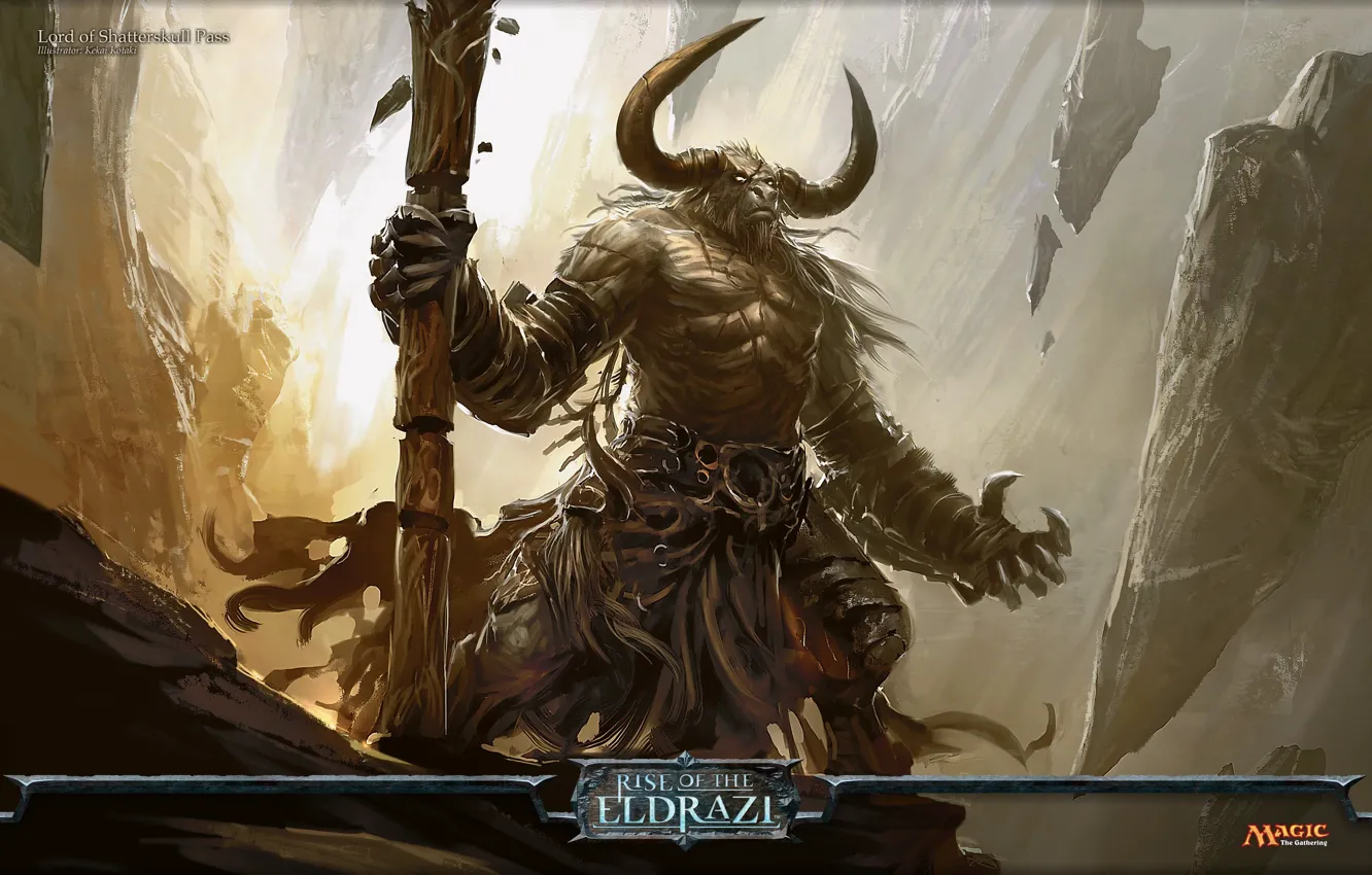 Photo wallpaper game, rpg, Magic The Gathering, Minotaur