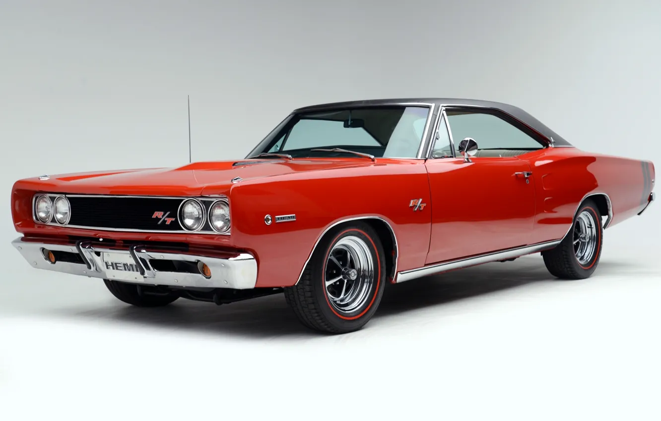 Photo wallpaper background, Dodge, Dodge, the front, Coronet, 1968, Muscle car, Muscle car