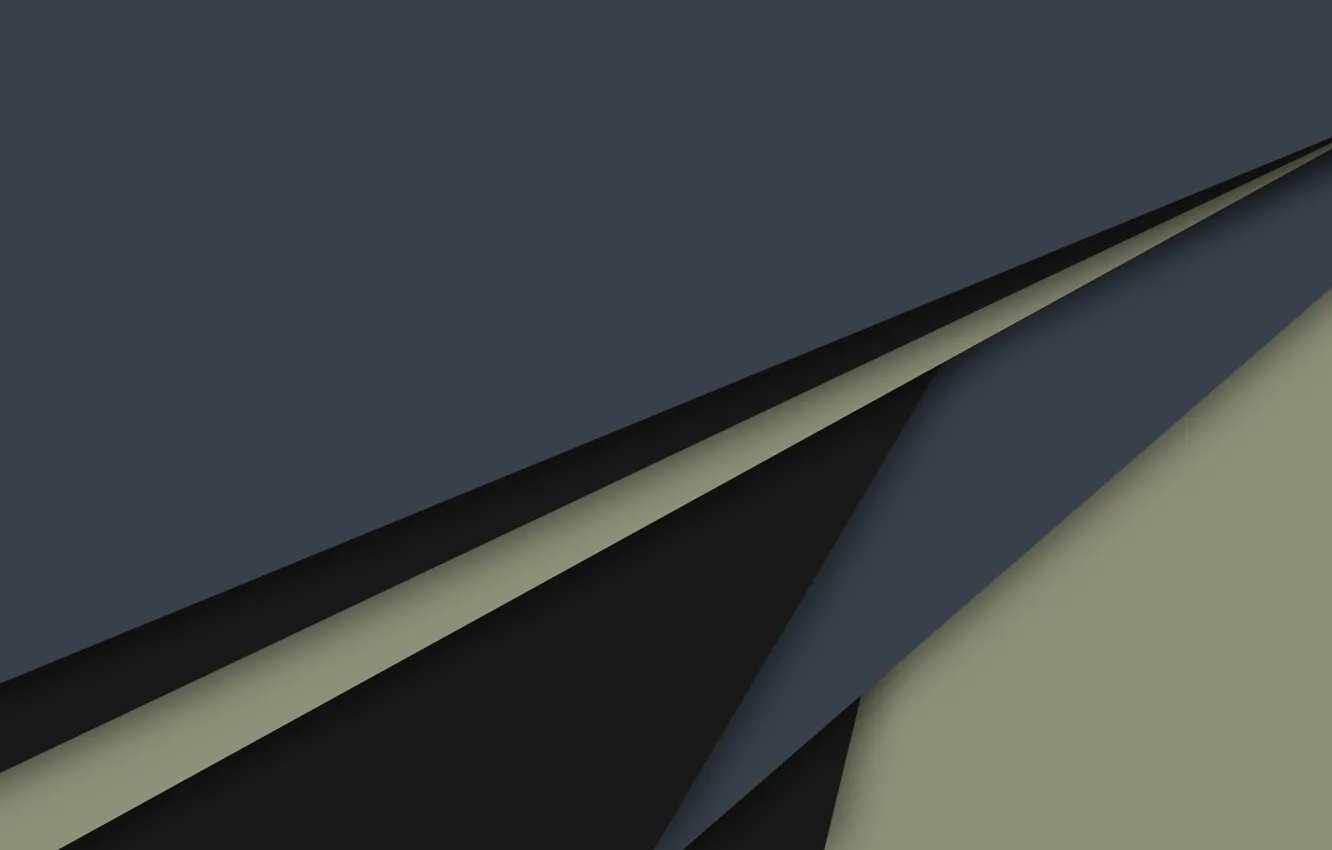 Photo wallpaper line, green, grey, black, geometry, design, material