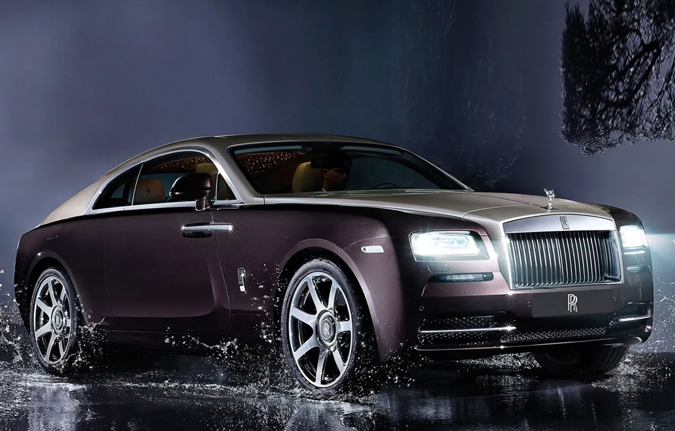 Photo wallpaper squirt, coupe, Rolls-Royce, limousine