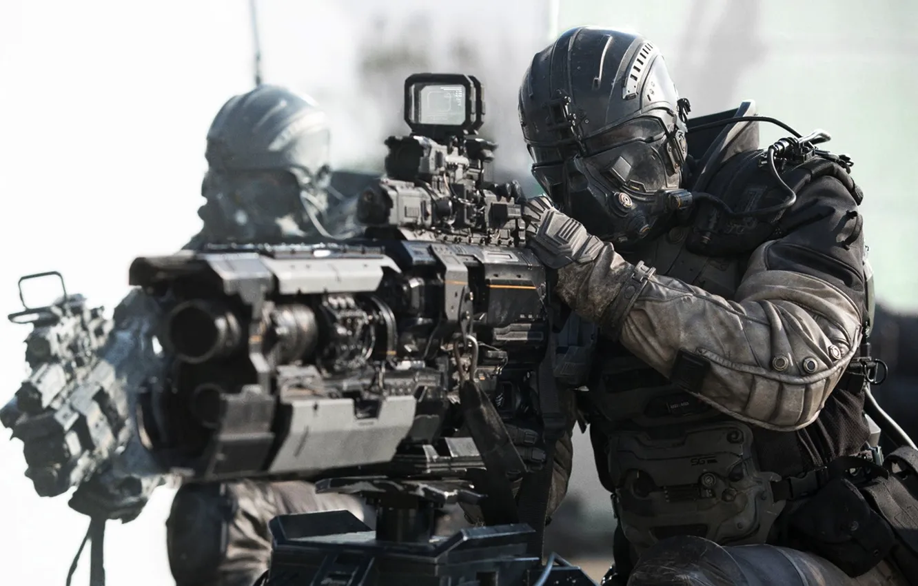 Photo wallpaper battlefield, gun, armor, weapon, survivor, movie, film, uniform