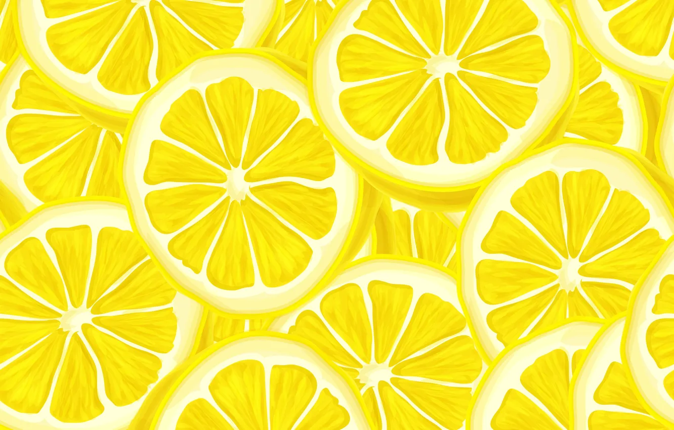 Photo wallpaper yellow, lemon, texture, citrus