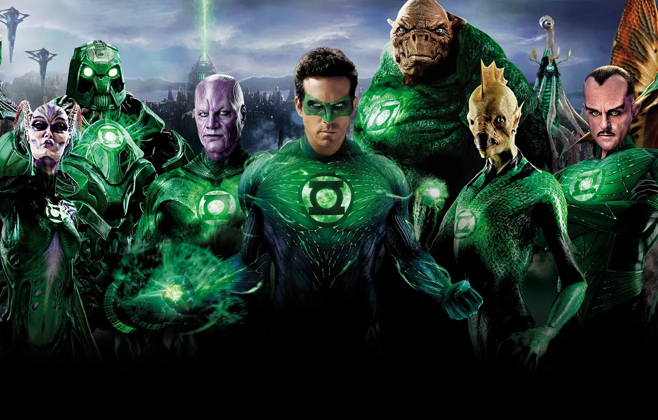 Photo wallpaper Ryan Reynolds, Green Lantern, DC Comics, Green Lantern