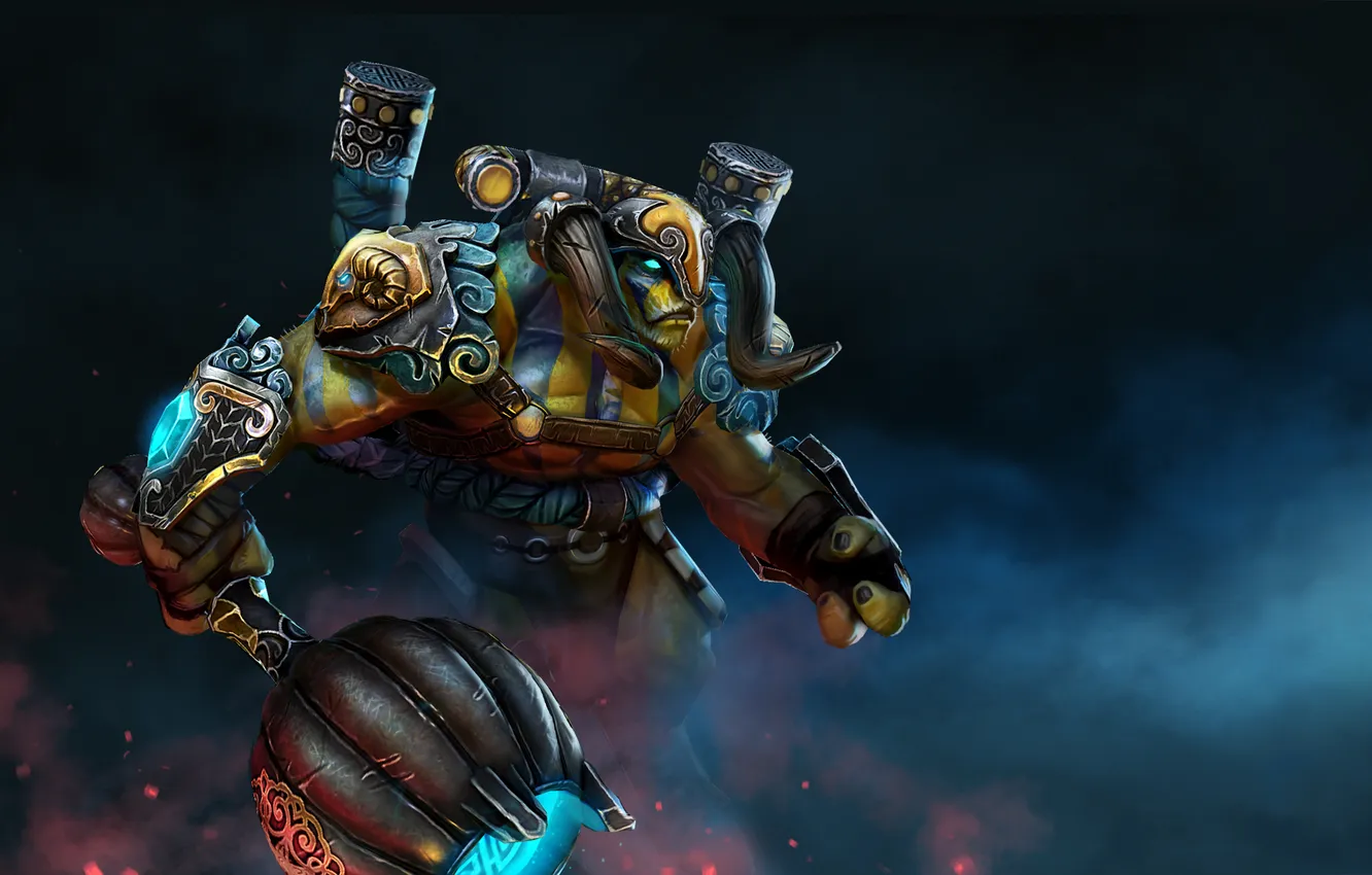 Photo wallpaper art, characters, dota 2, Elder Titan