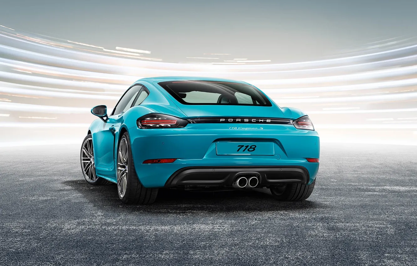 Photo wallpaper Porsche, Roadster, Porsche, Boxster, bokster, 718