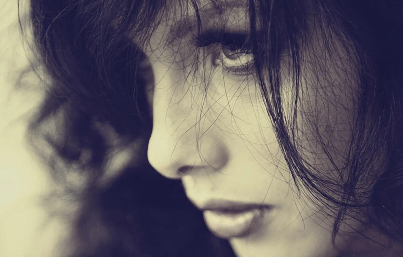 Photo wallpaper eyes, face, woman, women, face