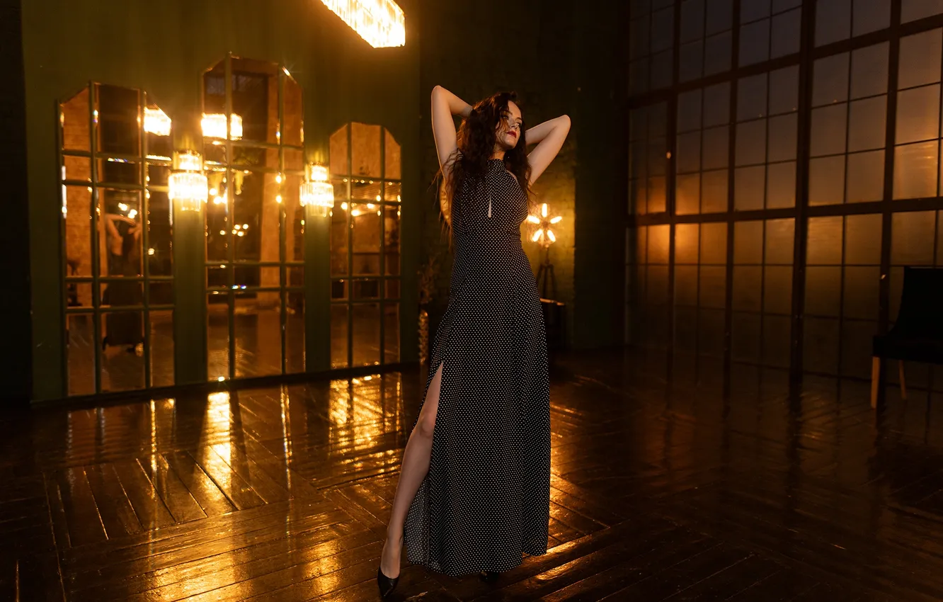 Photo wallpaper girl, sexy, Wallpaper, sweetheart, model, bright, makeup, slim