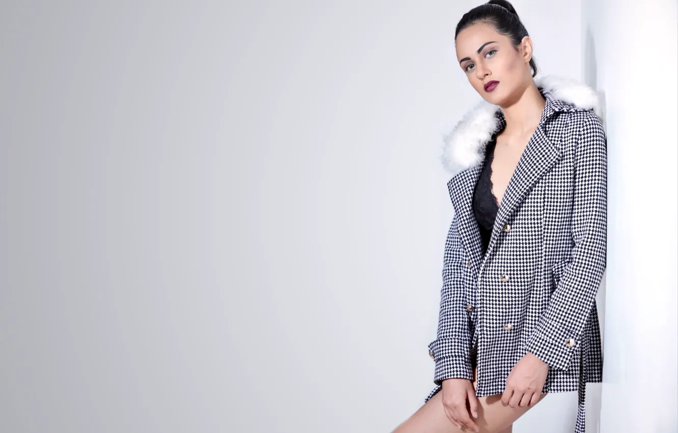 Photo wallpaper girl, hot, sexy, eyes, smile, beautiful, figure, model