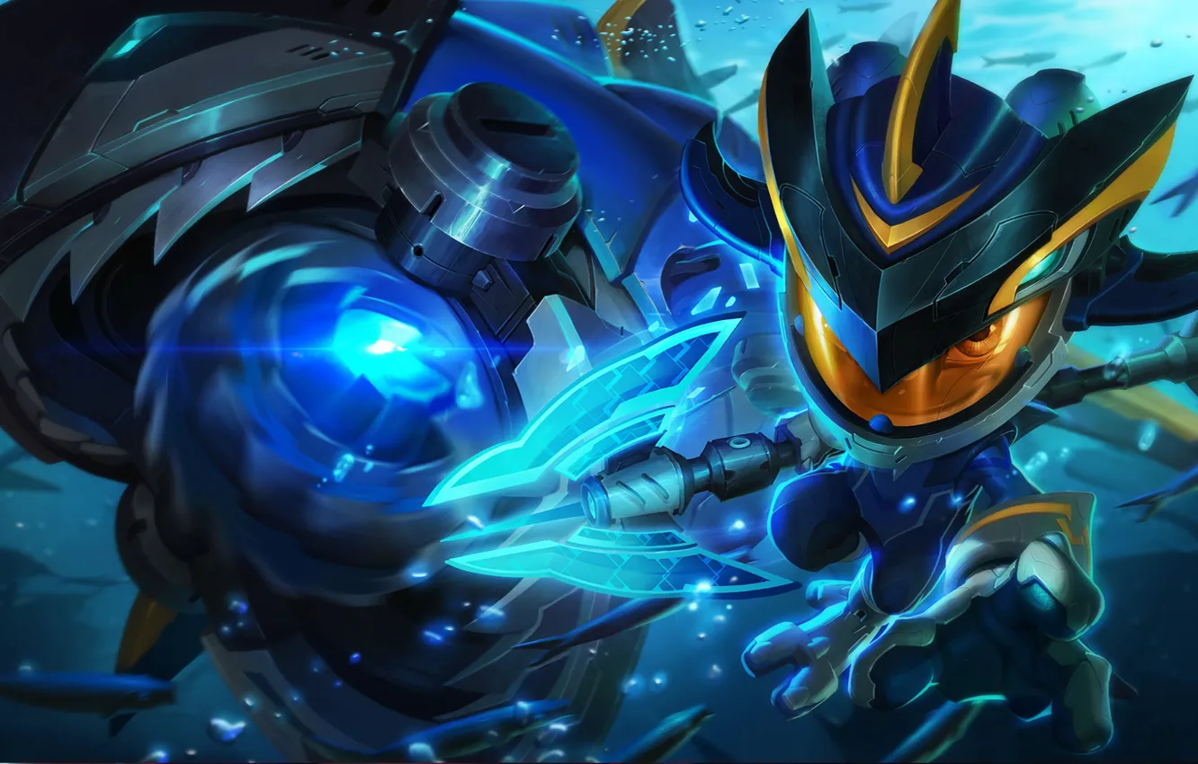 Photo wallpaper art, League of Legends, League Of Legends, Fizz