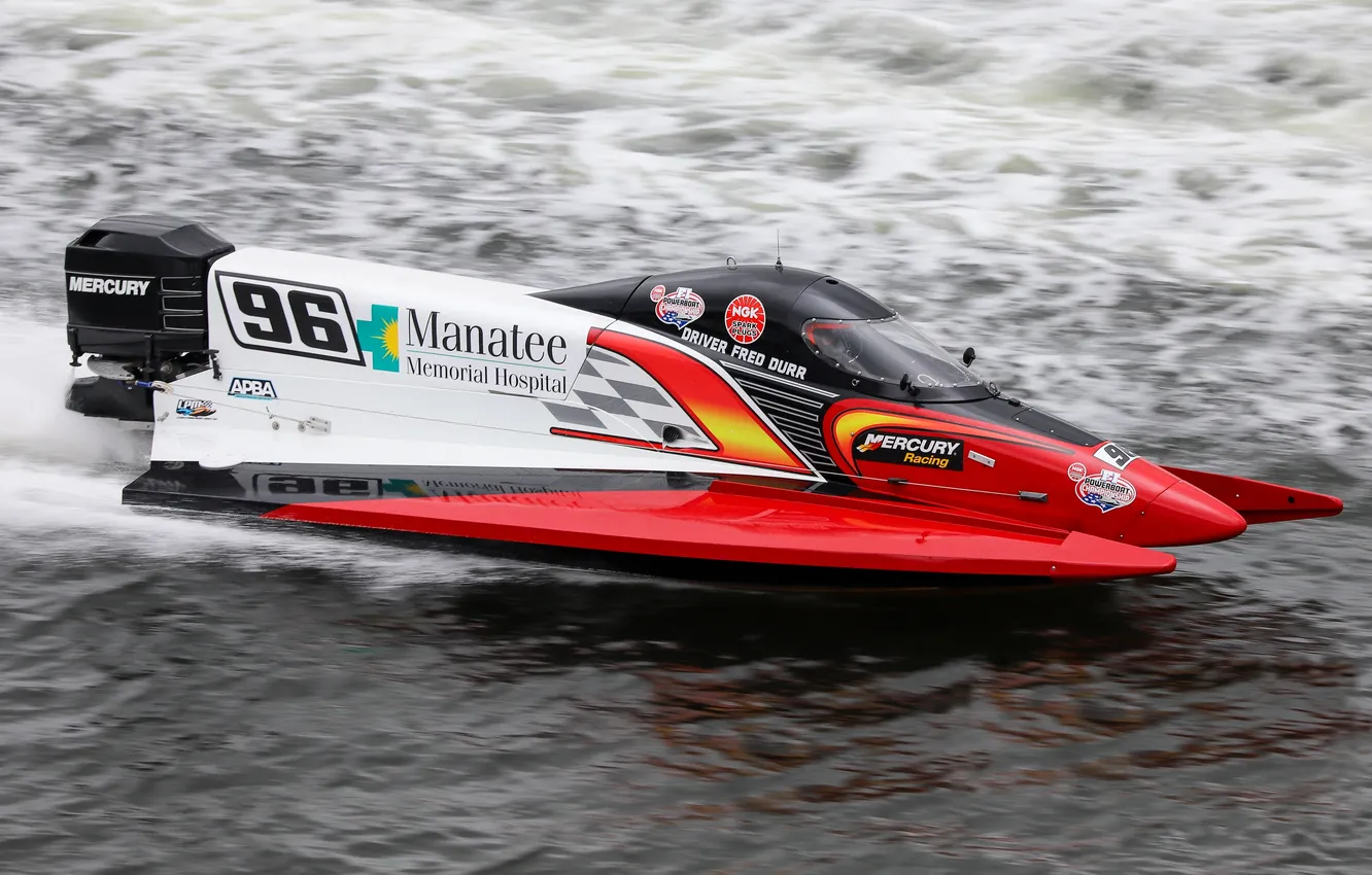 Photo wallpaper race, boat, speed