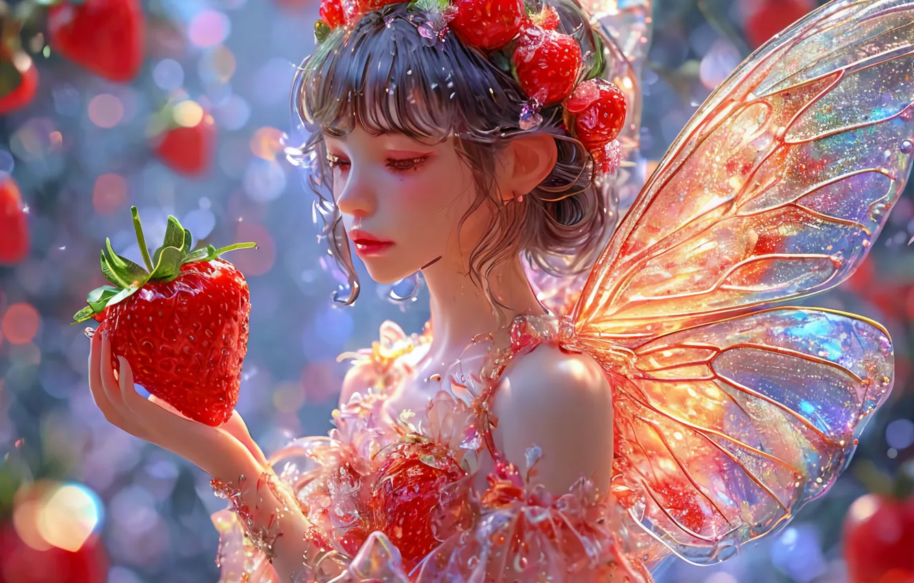 Photo wallpaper girl, fairy