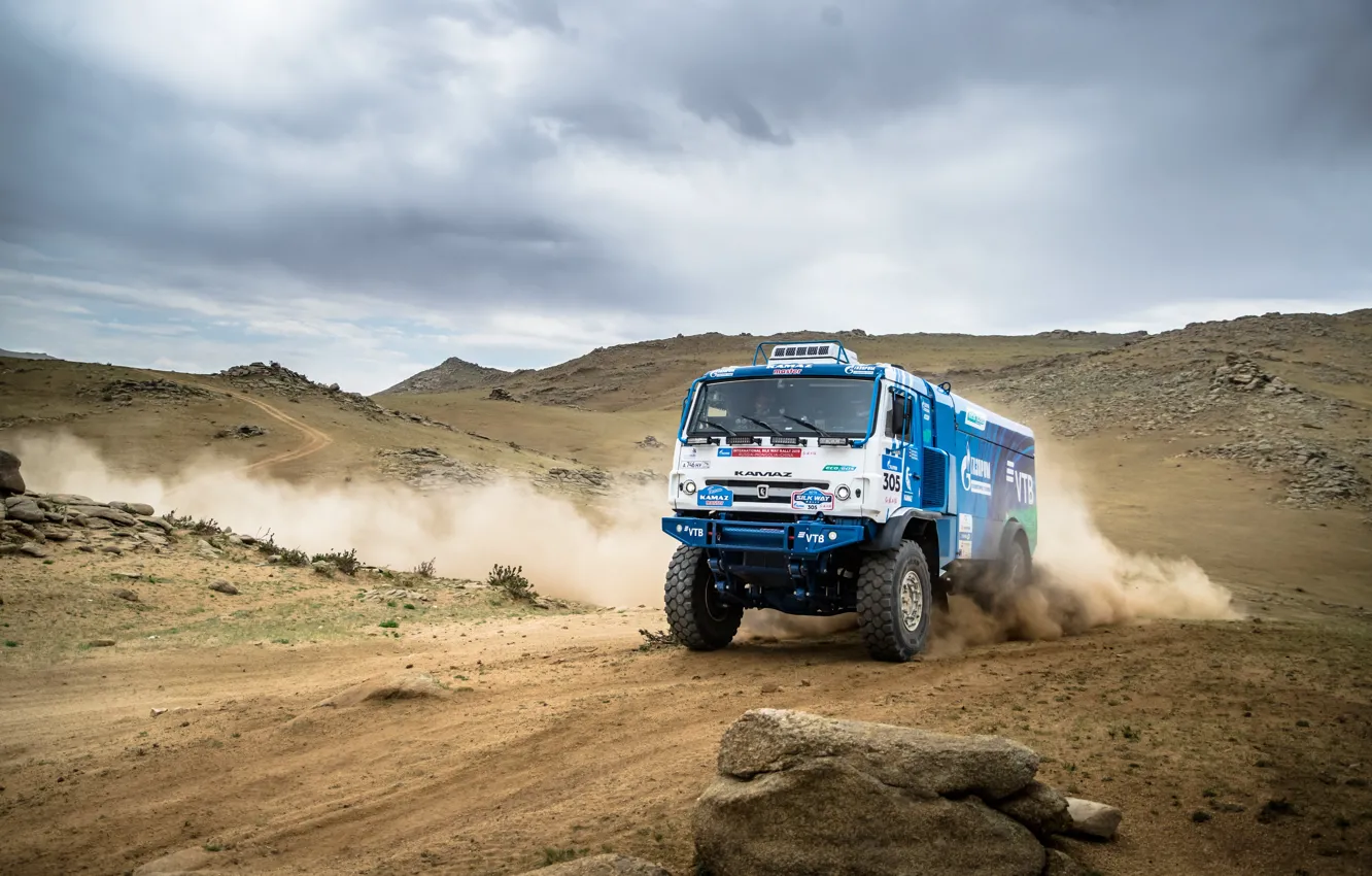 Photo wallpaper Sport, Speed, Truck, Race, Master, Russia, Race, Russia