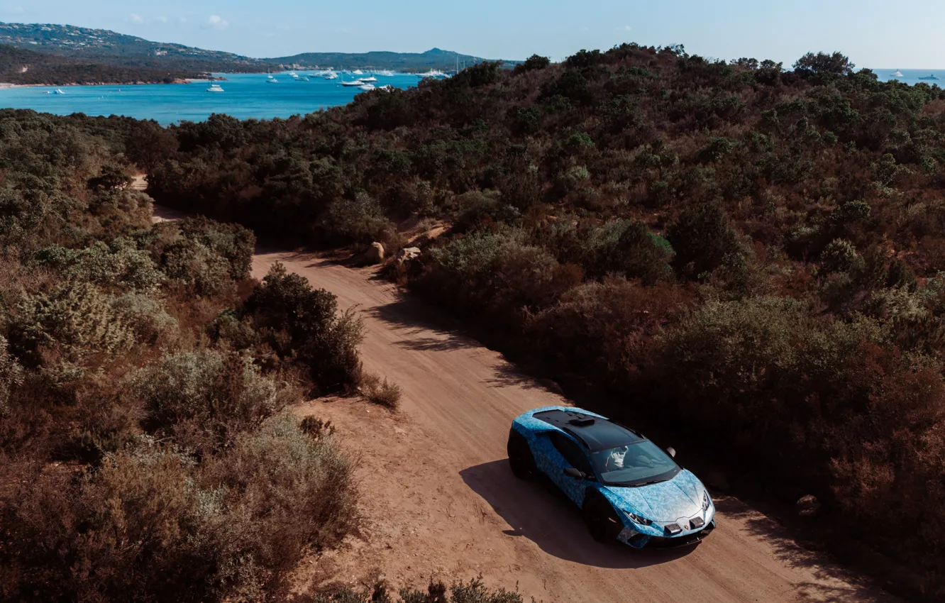 Photo wallpaper Lamborghini, lambo, Huracan, Lamborghini Huracan Sterrato Opera Unica