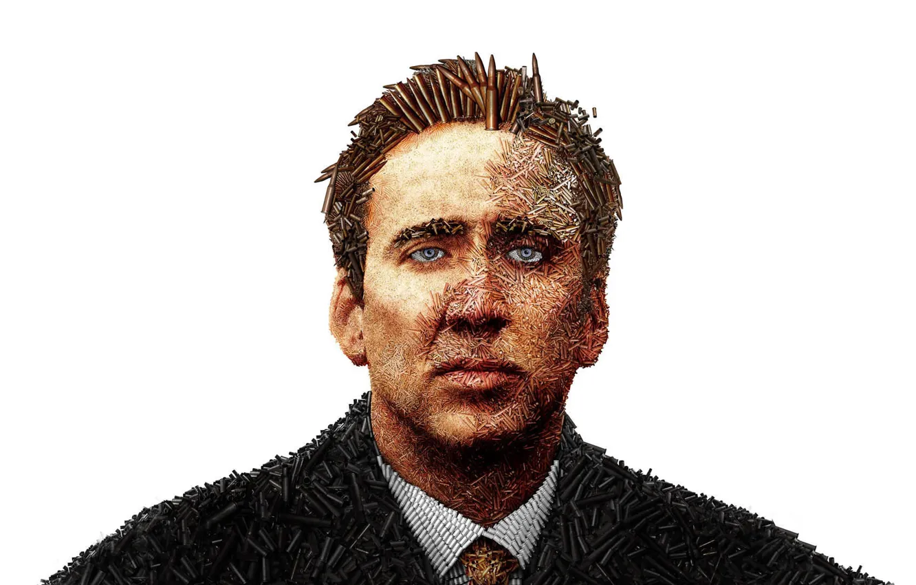 Photo wallpaper white, Nicolas Cage, bullets, Lord of war, Lord of War