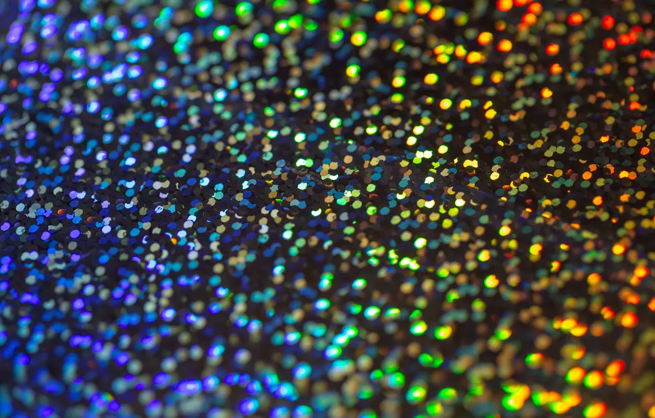 Photo wallpaper Abstract, Texture, Shiny, Blurred, Multicolor, Selective Focus