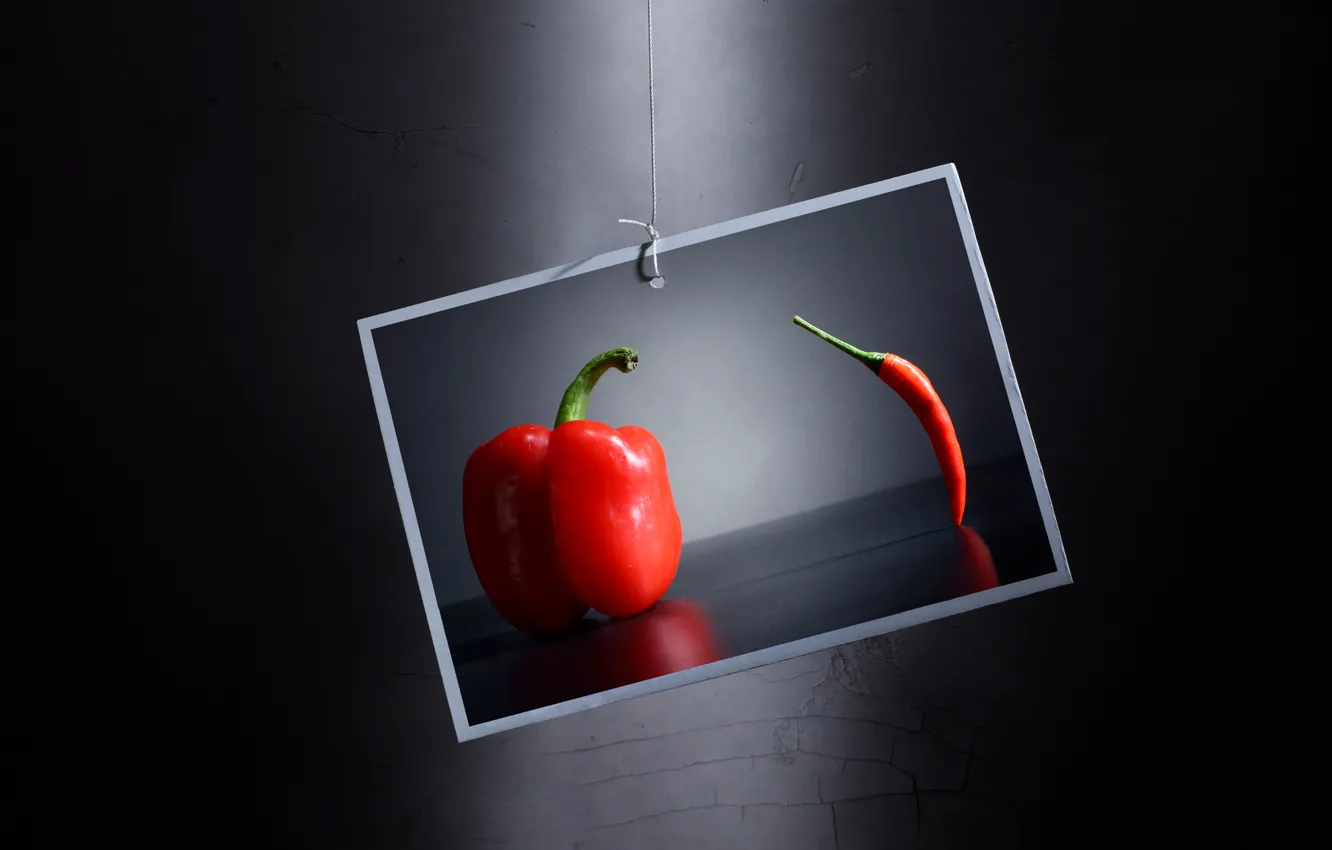 Photo wallpaper pepper, sharp, Bulgarian, the advantage