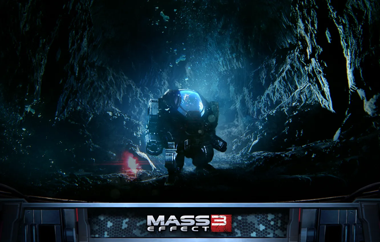 Photo wallpaper space, the game, Robot, Mass Effect