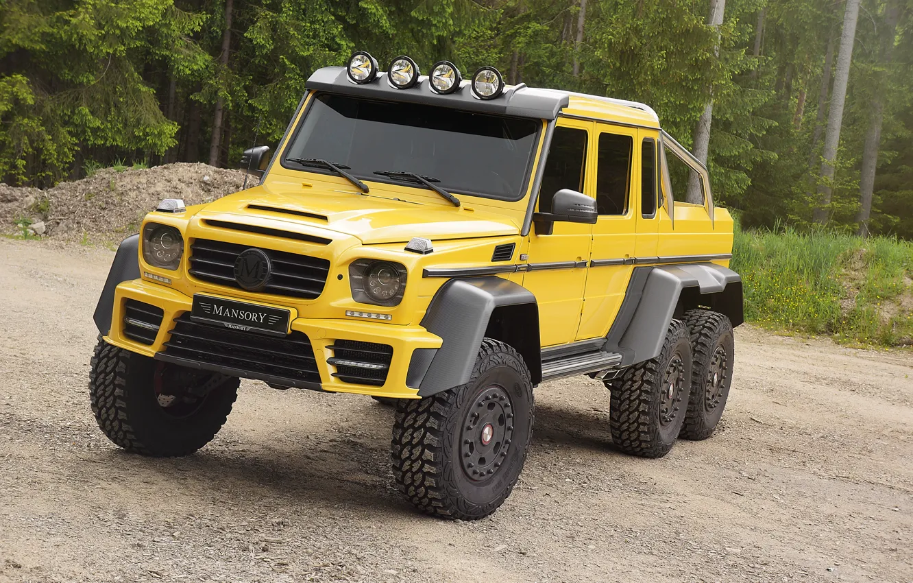 Photo wallpaper Mercedes-Benz, Mercedes, AMG, Mansory, 6x6, W463, 2015, G 63