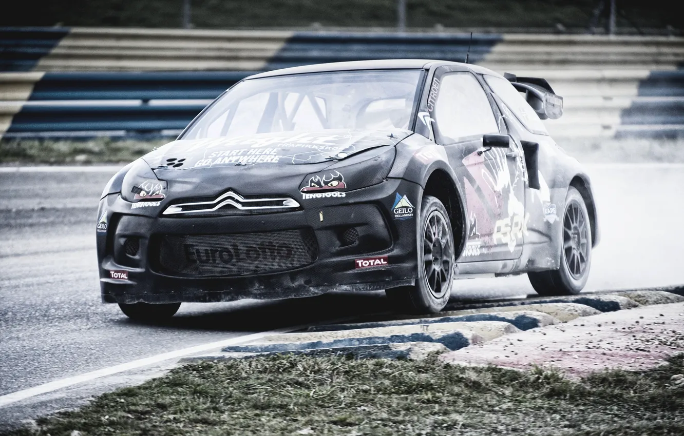 Photo wallpaper machine, auto, race, sport, Citroen, Citroen, DS3, Rally