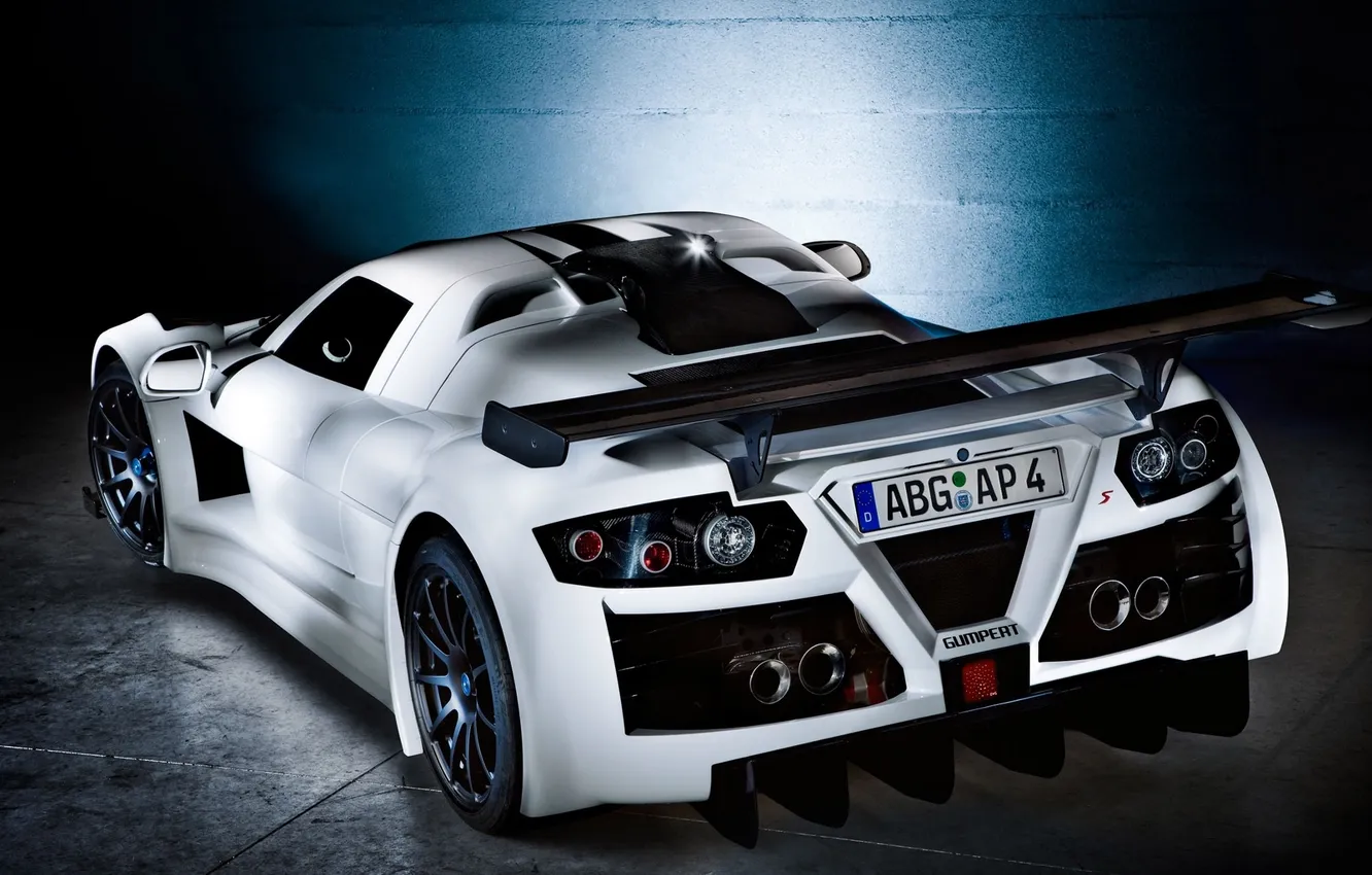 Photo wallpaper white, sport, supercar, Gumpert, twilight, the front, Apollo, Sport