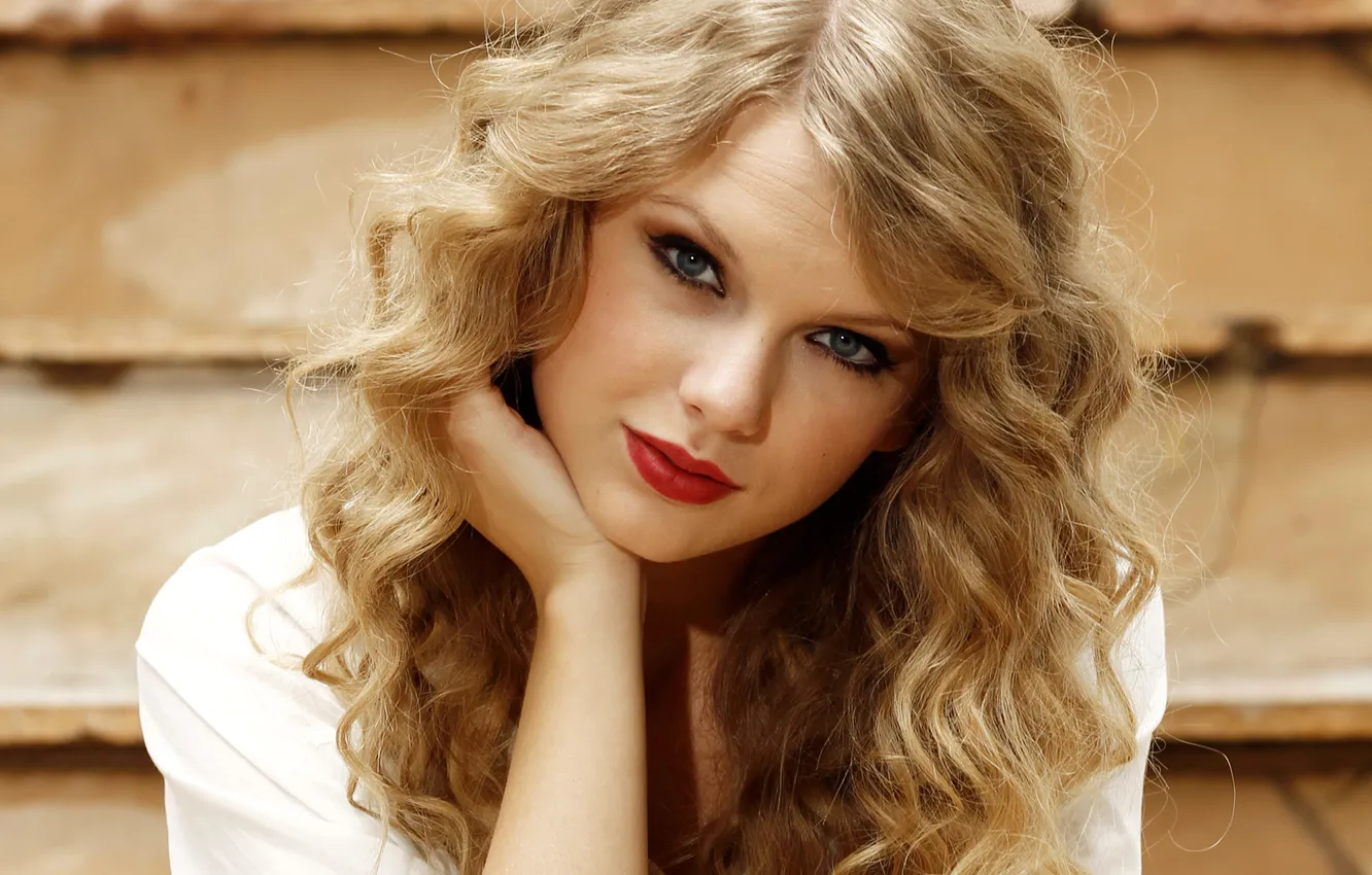 Photo wallpaper look, face, hair, lips, singer, taylor swift