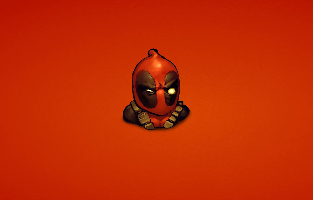 Photo wallpaper red, Deadpool, Marvel, Deadpool, comic, Wade Wilson