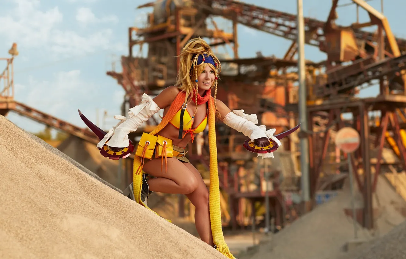 Photo wallpaper cosplay, Breach of, Final Fantasy X-2
