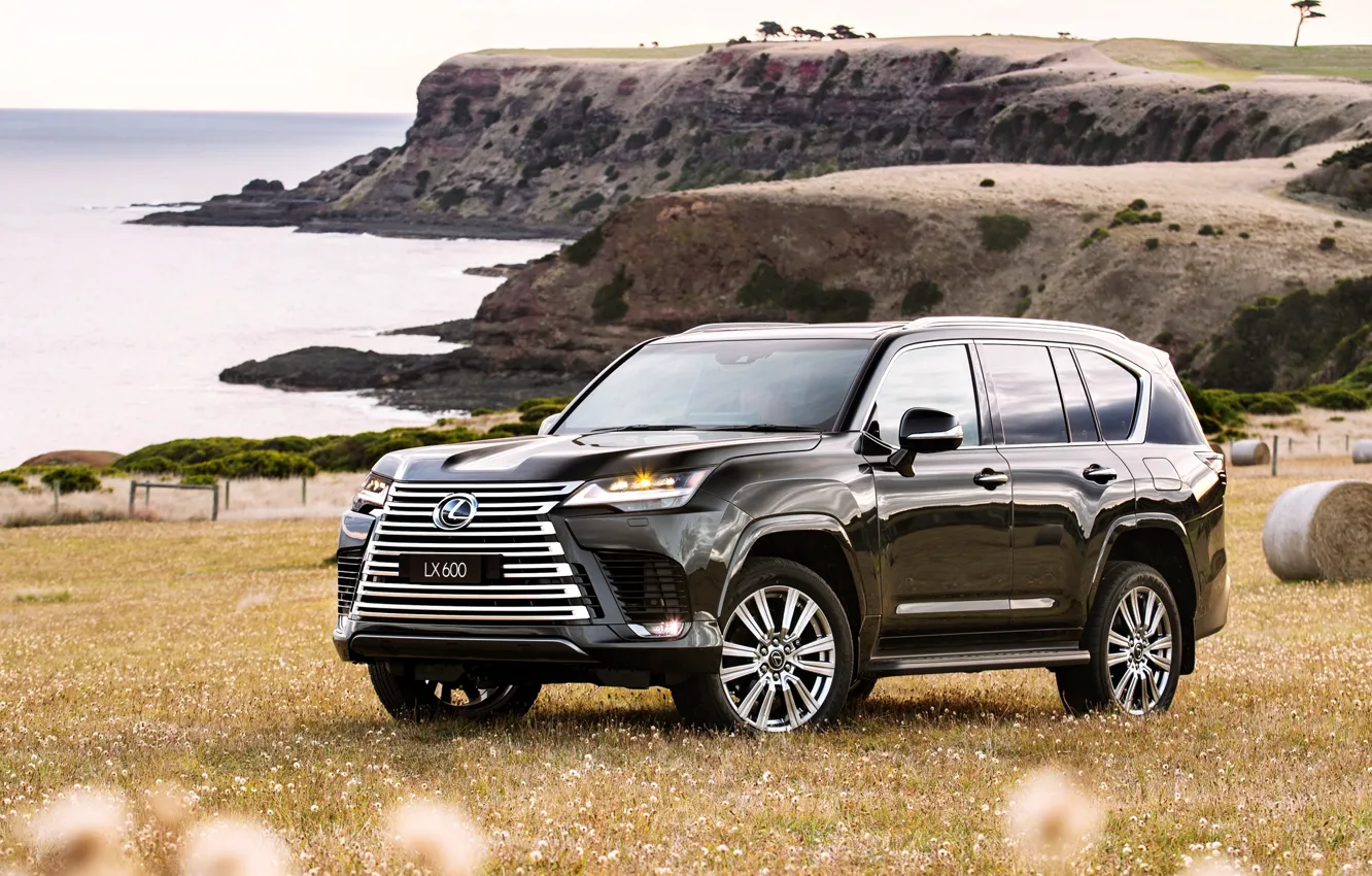 Photo wallpaper field, car, machine, auto, background, Wallpaper, technique, Lexus