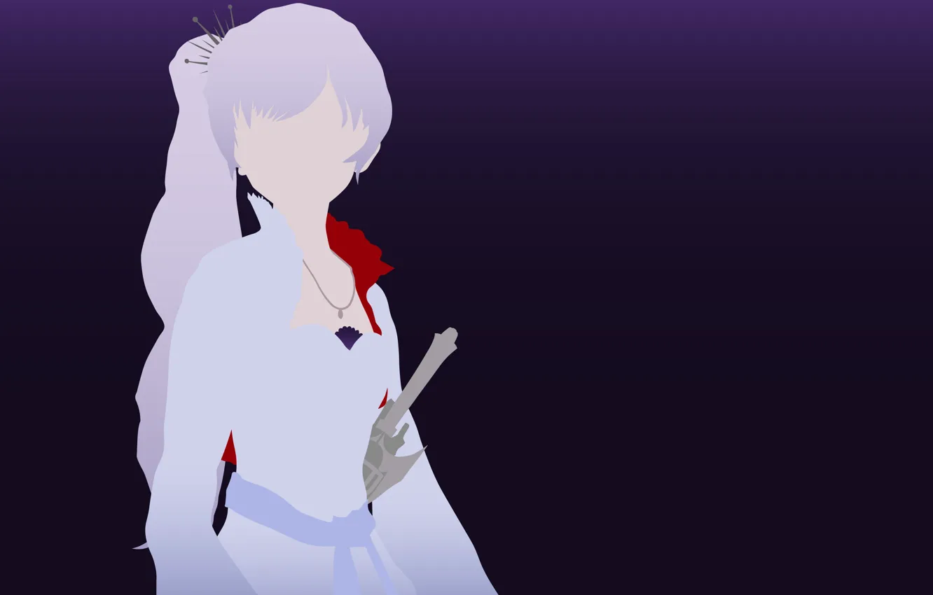 Photo wallpaper kawaii, sword, dress, anime, pretty, ken, blade, Minimalism