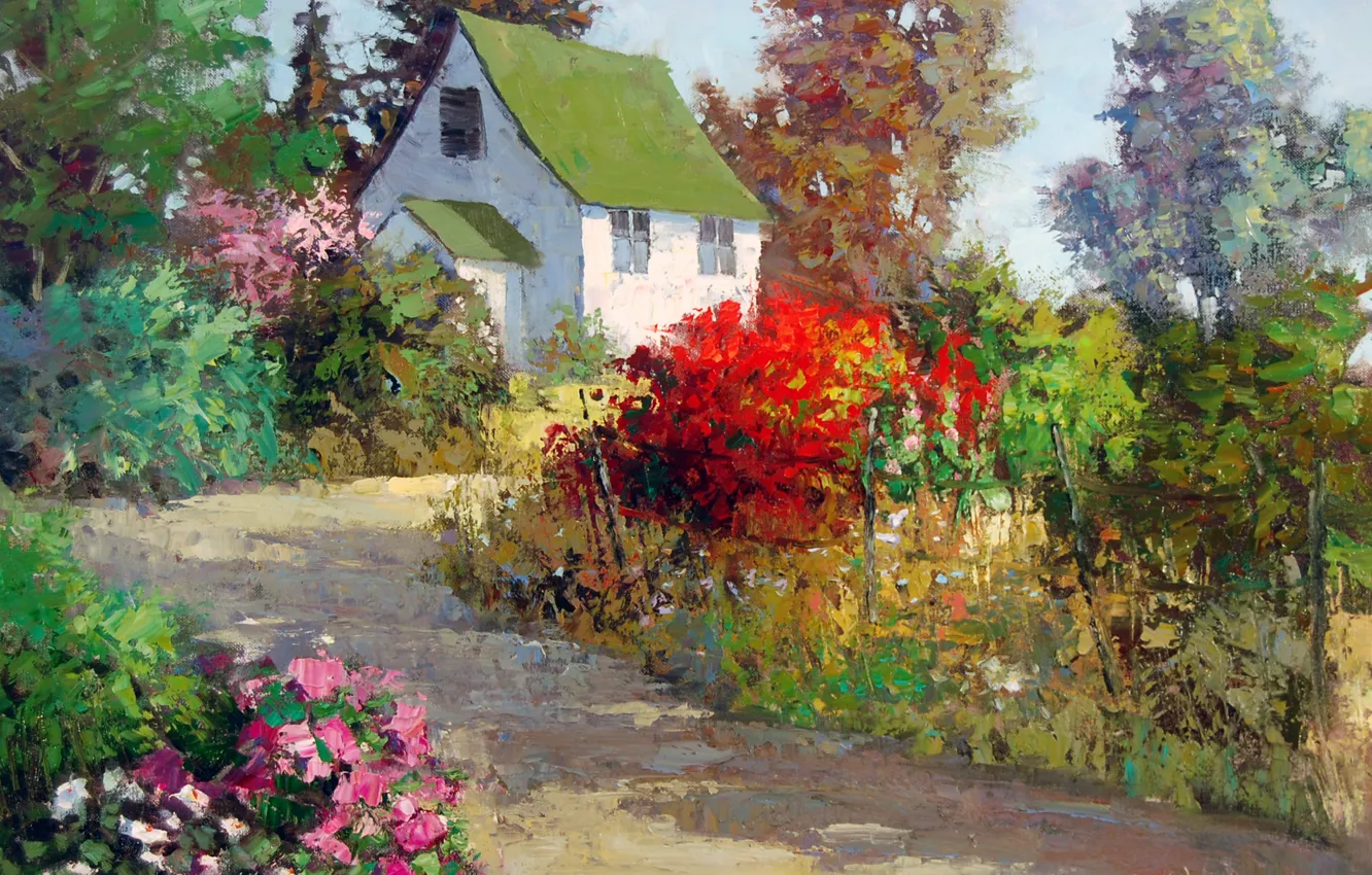 Photo wallpaper art, Sean Wallis, Pathway Home