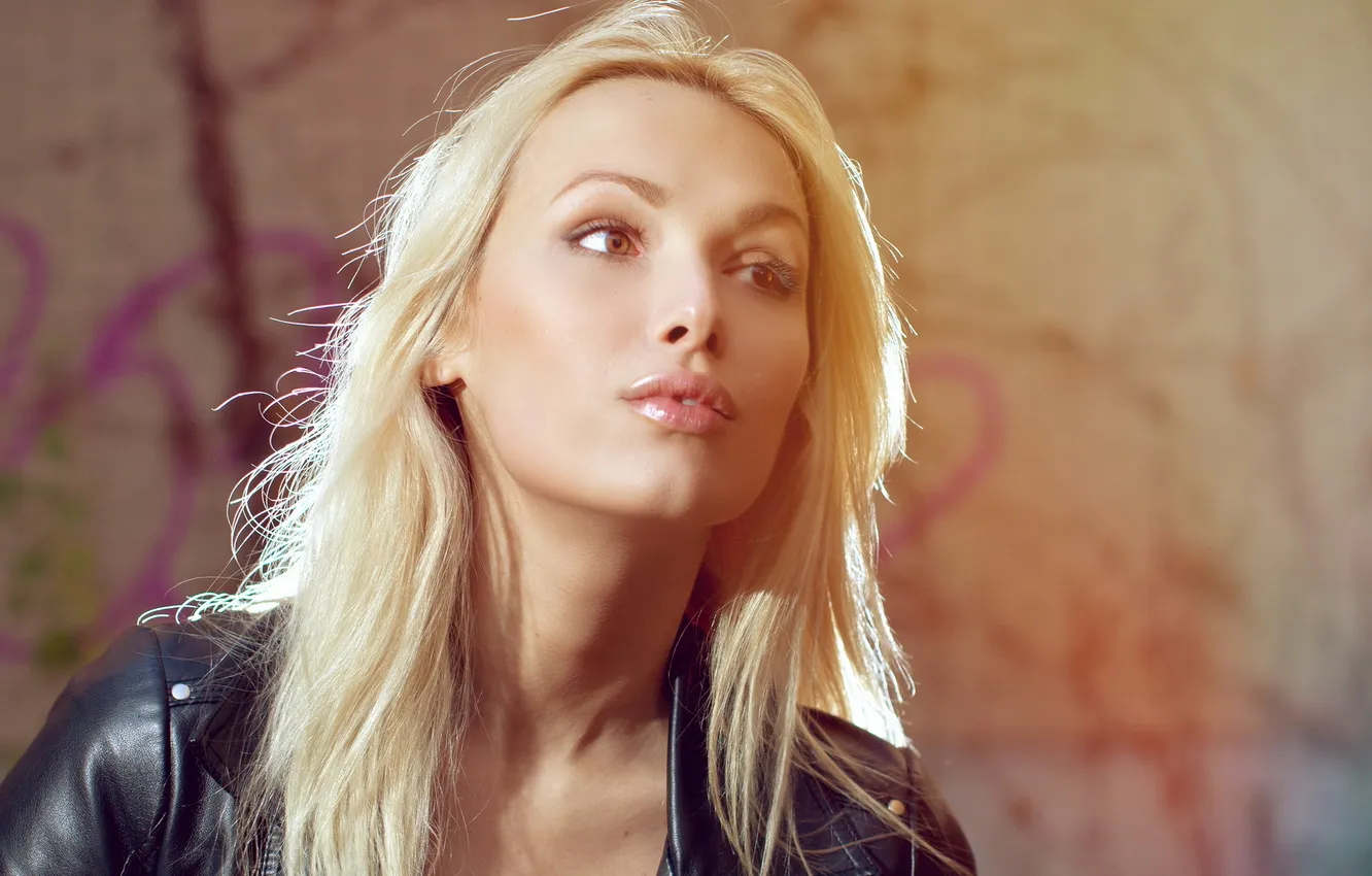 Photo wallpaper girl, portrait, beauty