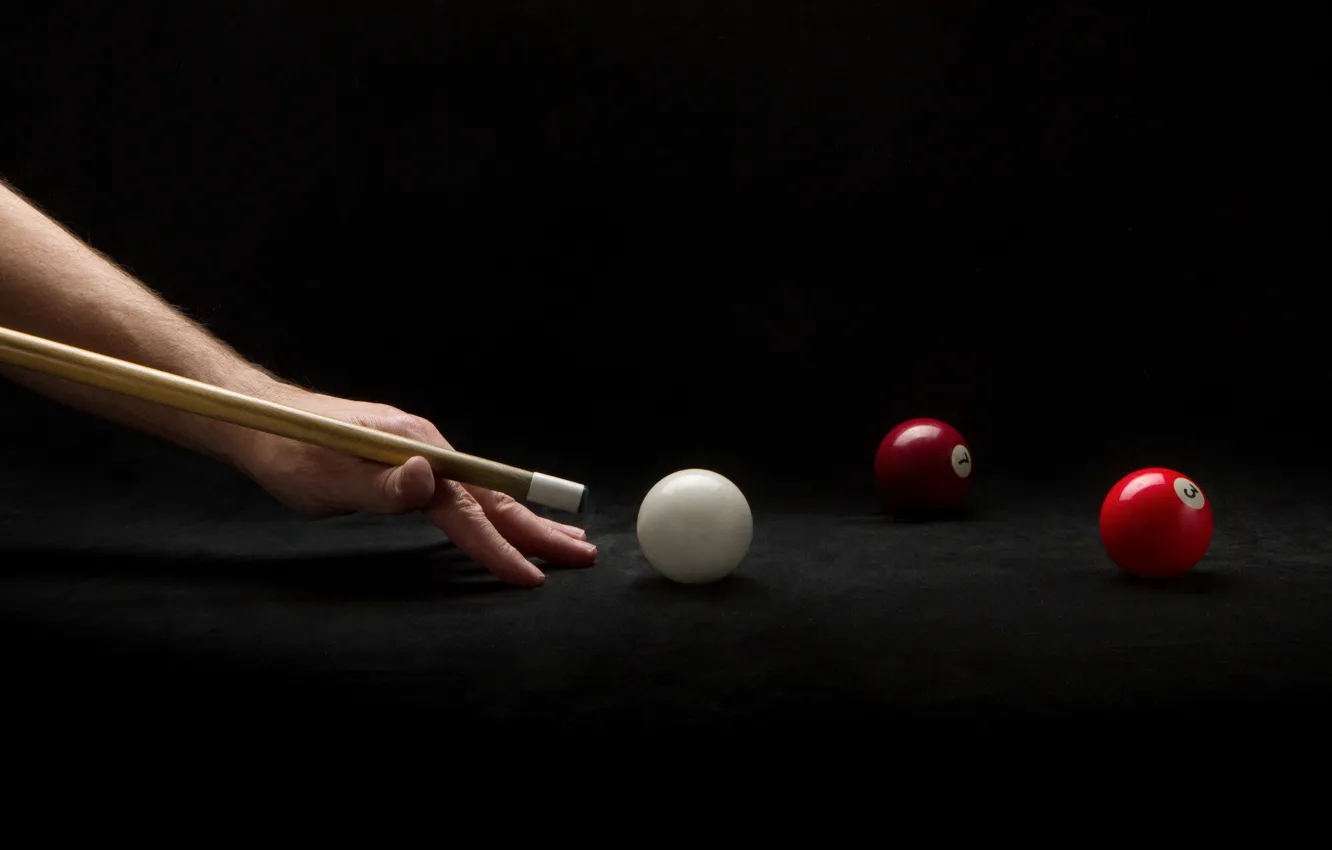 Photo wallpaper balls, sport, Billiards