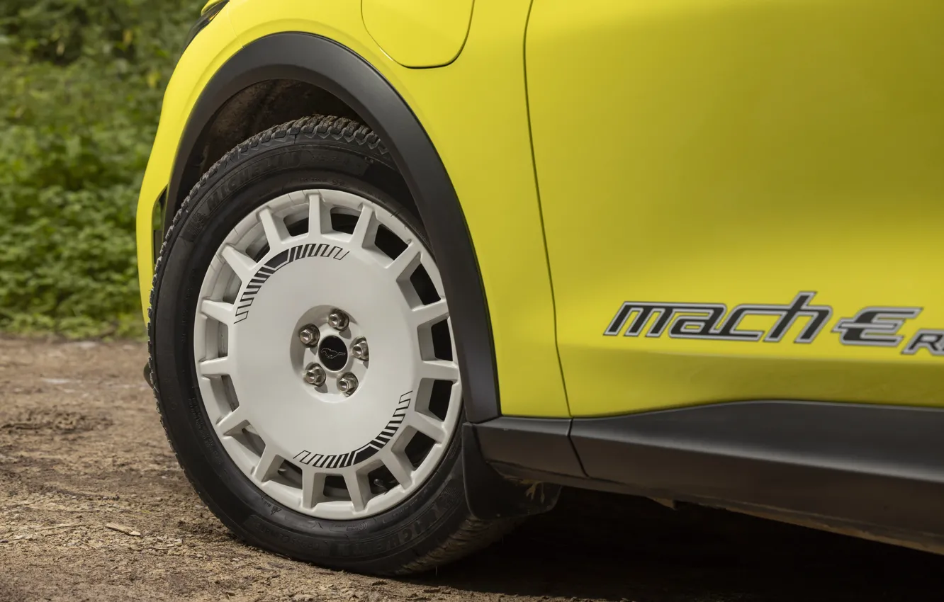Photo wallpaper Mustang, Ford, Mach-E, Ford Mustang Mach-E Rally