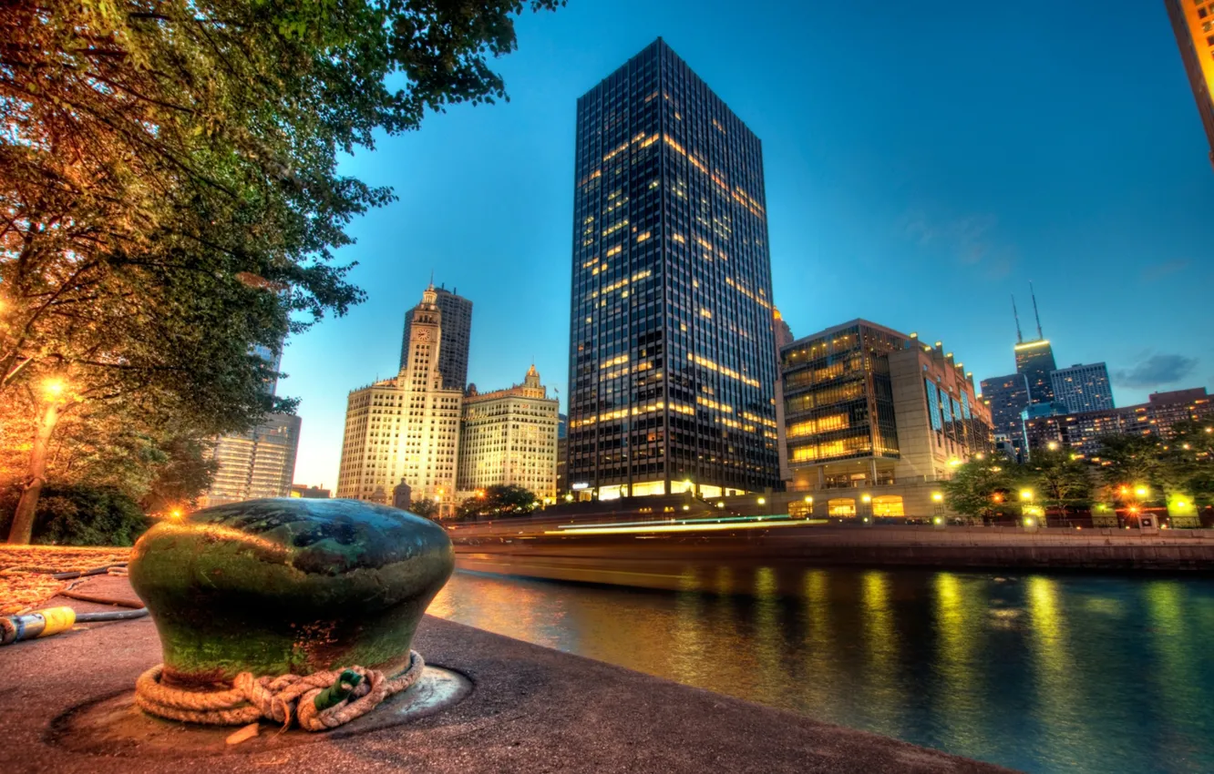 Photo wallpaper building, skyscrapers, Chicago, USA, USA, America, Chicago, Illinois