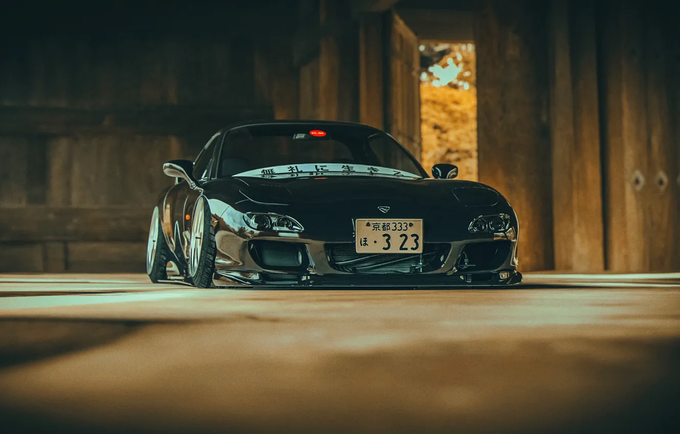 Photo wallpaper machine, auto, rendering, Mazda, art, RX-7, Concept Art, Mazda rx7