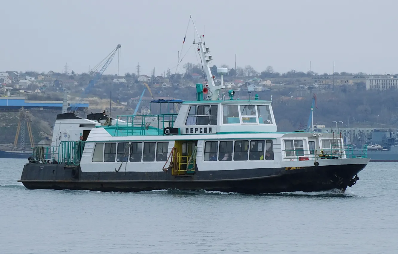Photo wallpaper boat, The black sea, Sevastopol