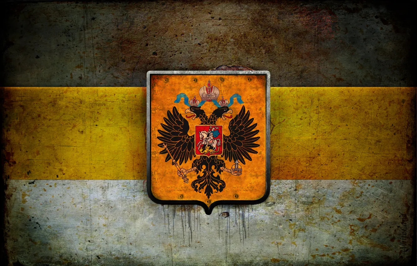 Photo wallpaper Flag, Empire, tricolor
