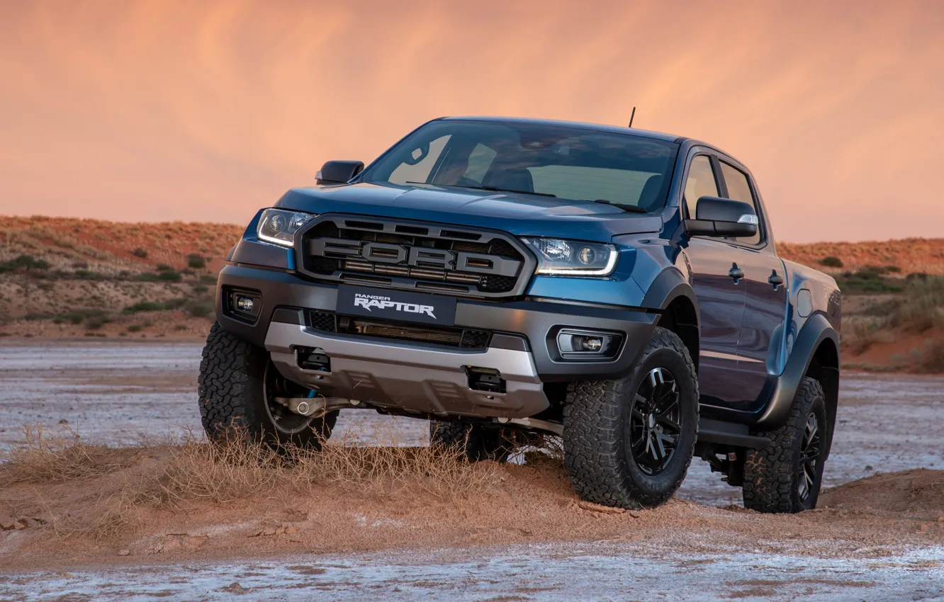 Photo wallpaper Ford, Raptor, pickup, Ranger, 2019