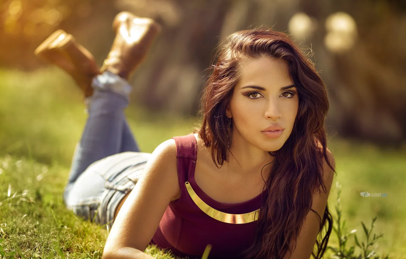 Photo wallpaper girl, summer, beautiful, model, sun, beauty, Marta, Belleza