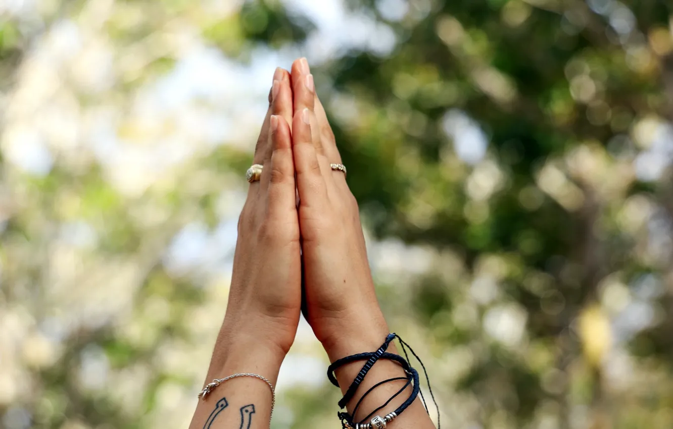Photo wallpaper background, hands, ring