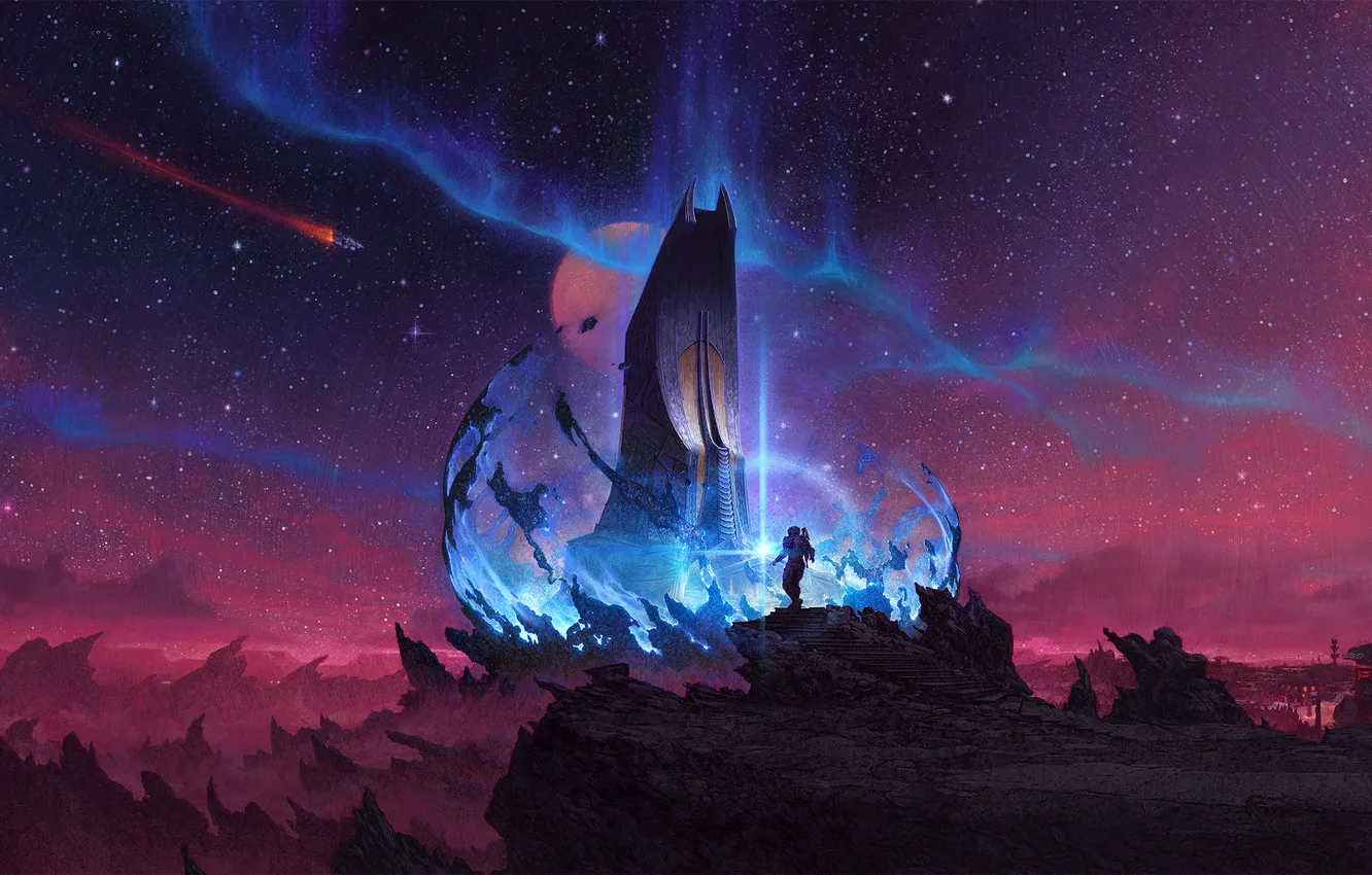 Photo wallpaper stars, Bethesda Softworks, video games, Video Game Art, Starfield (video game)