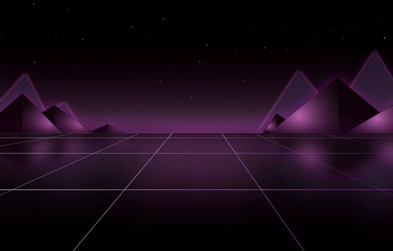 Photo wallpaper Music, Neon, 80's, Synth, Retrowave, Synthwave, New Retro Wave, Futuresynth