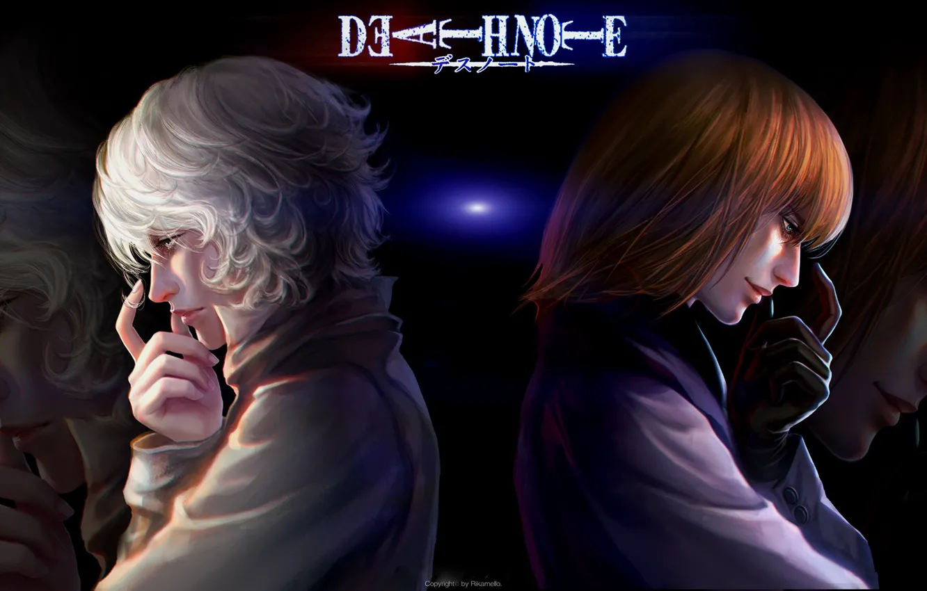 Photo wallpaper anime, art, guys, Death note, DEATH NOTE
