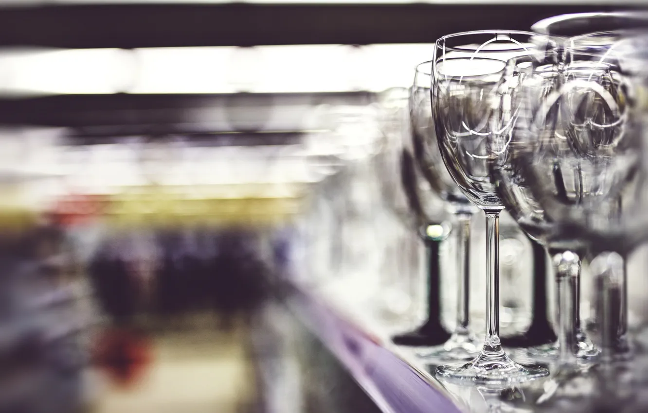 Photo wallpaper glass, glass, dishes