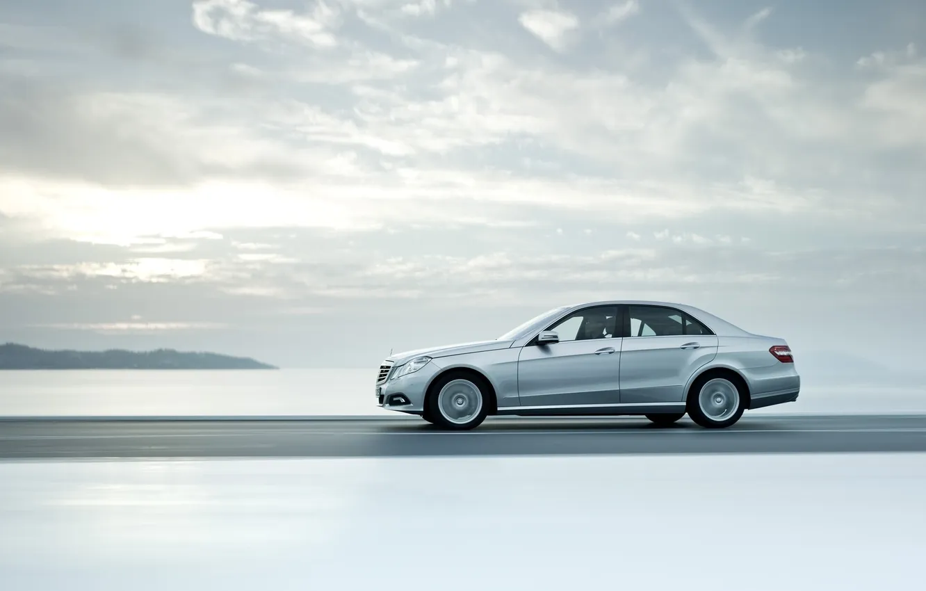 Photo wallpaper machine, cars, Mercedes, Benz, Mercedes, gelding, car Wallpaper, E Class